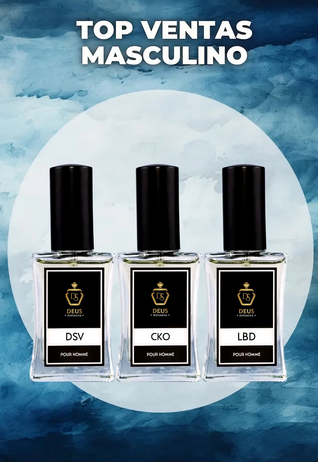 Pack de 3 Perfumes Top Ventas Masculinos
