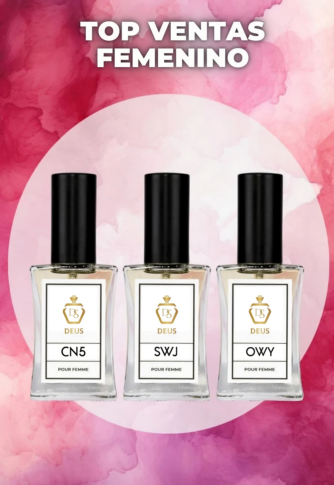 Pack de 3 Perfumes Top Ventas Femeninos